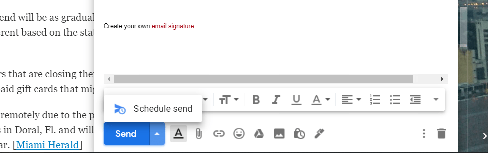 Email for personal branding: how to schedule email sending